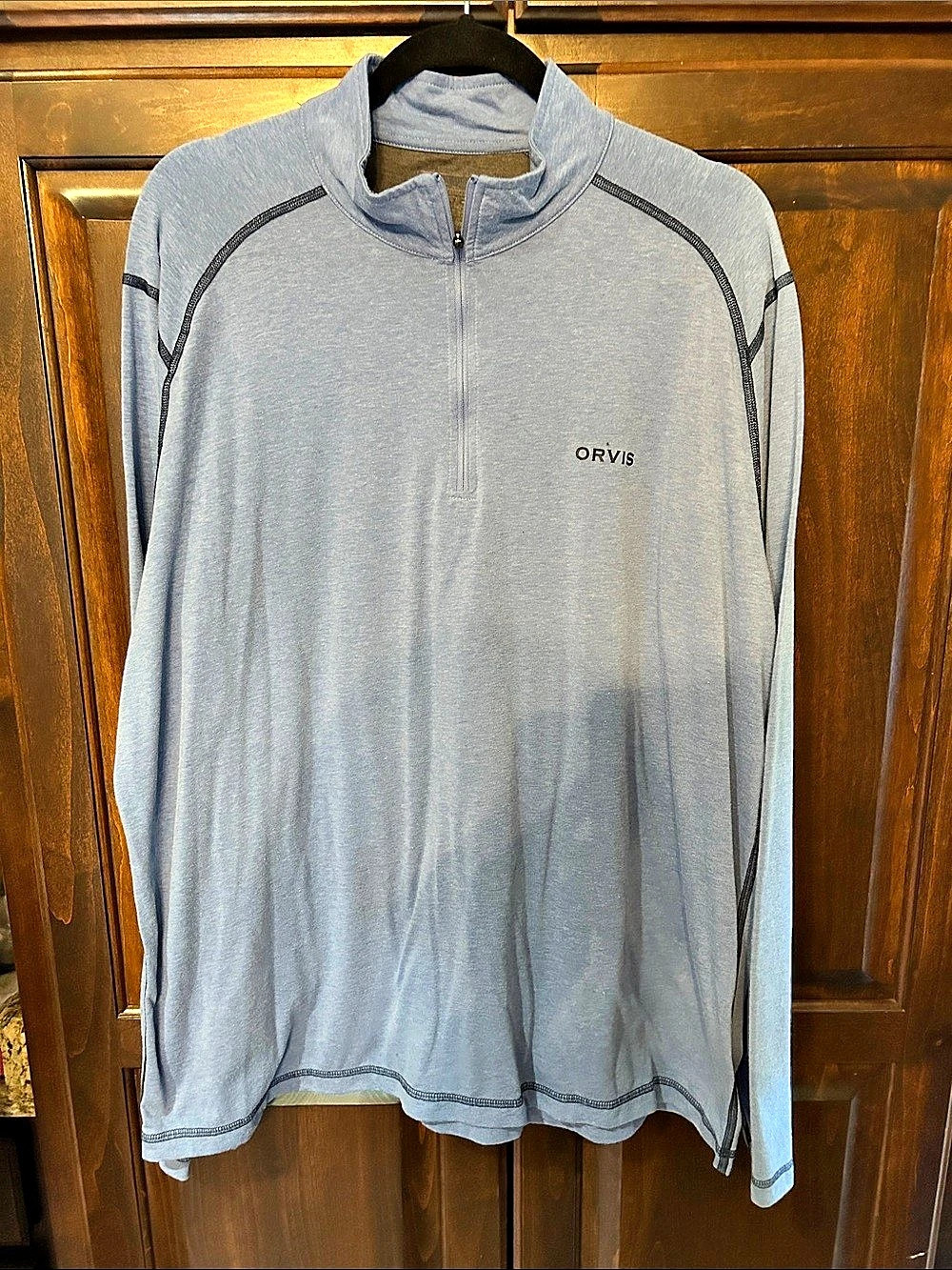 Orvis Performance Quarter-Zip Pullover Men's Blue XL